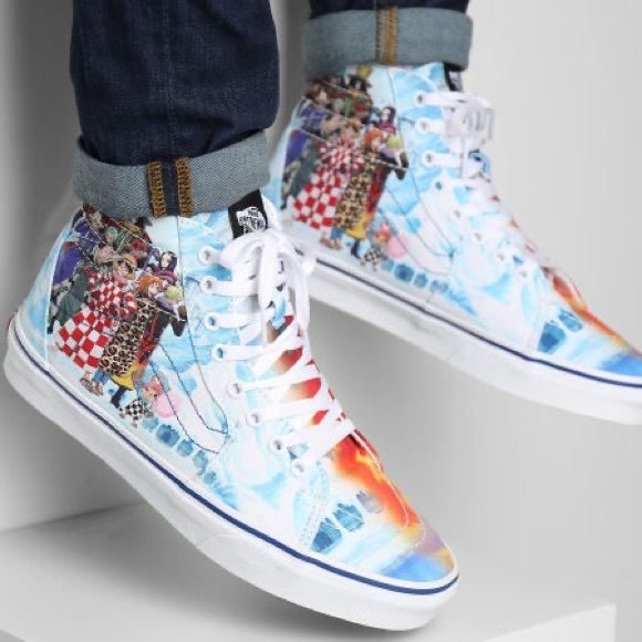 •HP• Vans x One Piece Sk8-Hi Punk Hazard Skate Sneakers - Picture 14 of 16